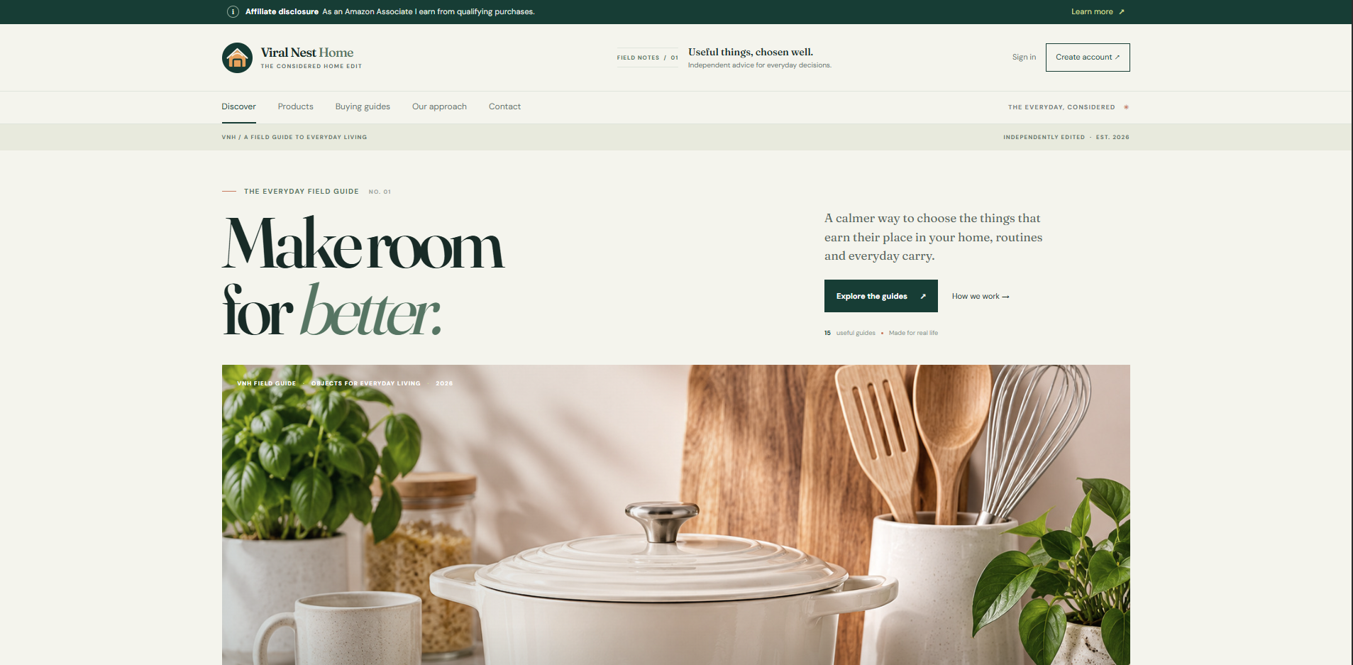 Viral Nest Home — Modern E-commerce Storefront