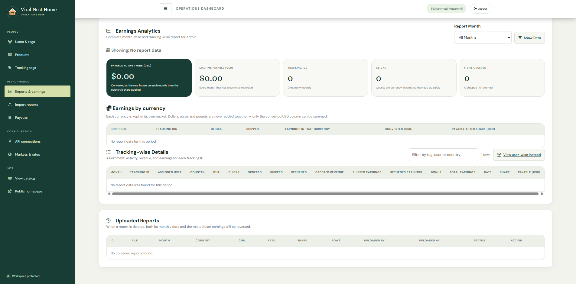 Viral Nest Home project screenshot