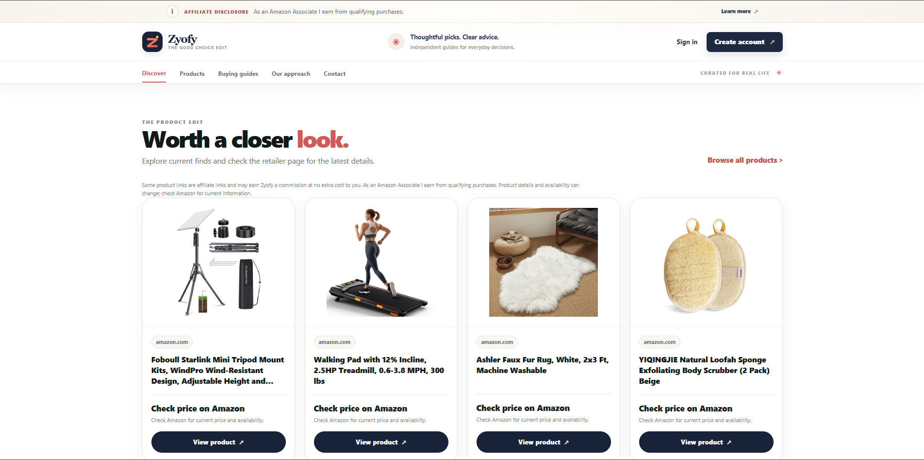 Zyofy — Affiliate E-Commerce Platform project screenshot