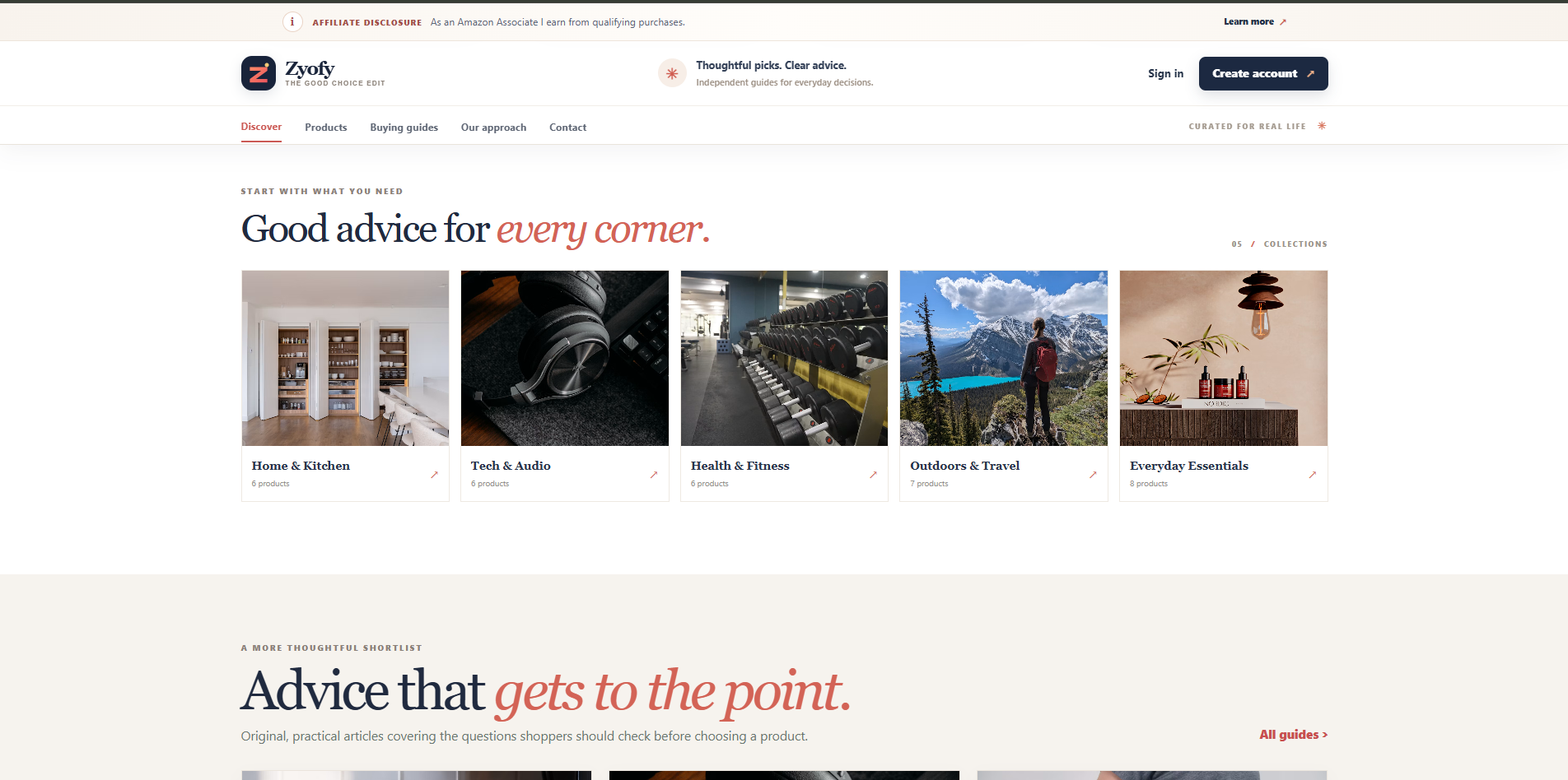 Zyofy — Affiliate E-Commerce Platform project screenshot